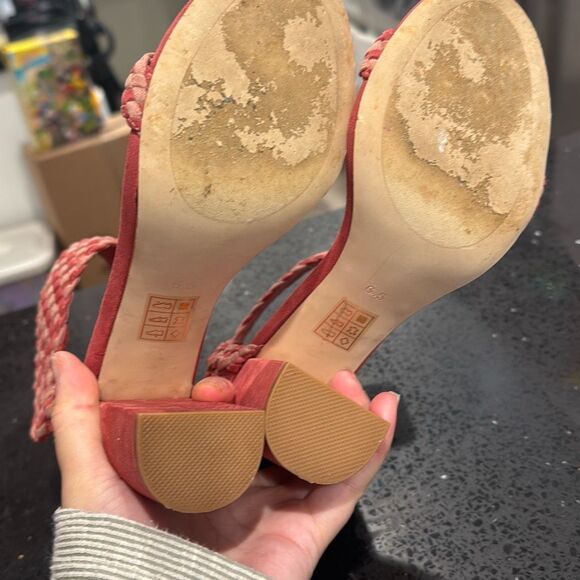 Jeffrey Campbell Lindsey Woven Braided Heel Sandals Size 6.5 EUC Womens - Picture 6 of 7